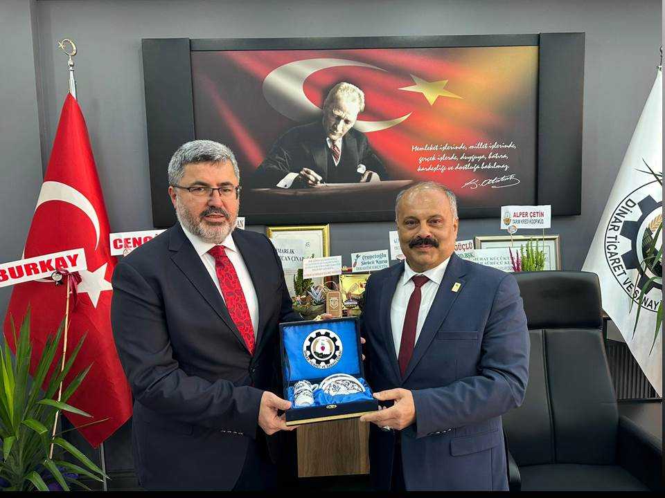 MİLLETVEKİLİMİZ SAYIN ALİ ÖZKAYA’DAN ODAMIZA ZİYARET