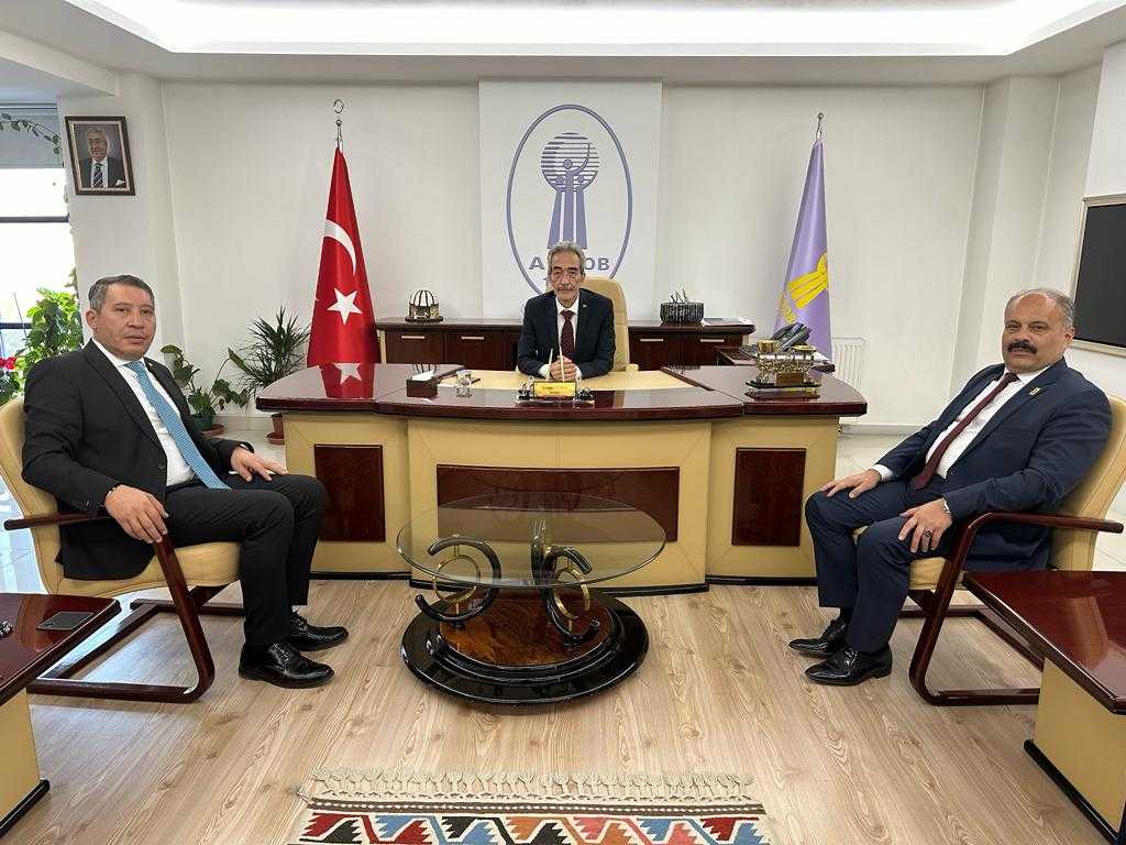 DİTSO AFYONKARAHİSAR ESNAF ODALARI BİRLİĞİNİ ZİYARET ETTİ