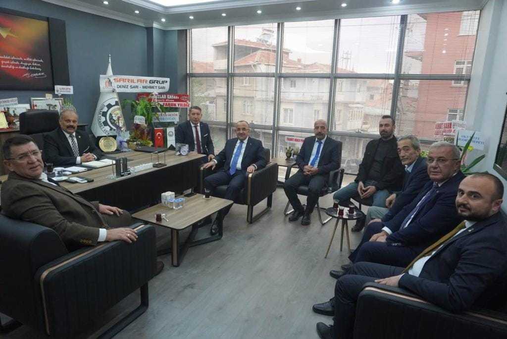 BÖLGEMİZ ESNAF VE SANATLARLAR ODALARI BİRLİK BAŞKANLARI’NDAN DİTSO’YA HAYIRLI OLSUN ZİYARETİ