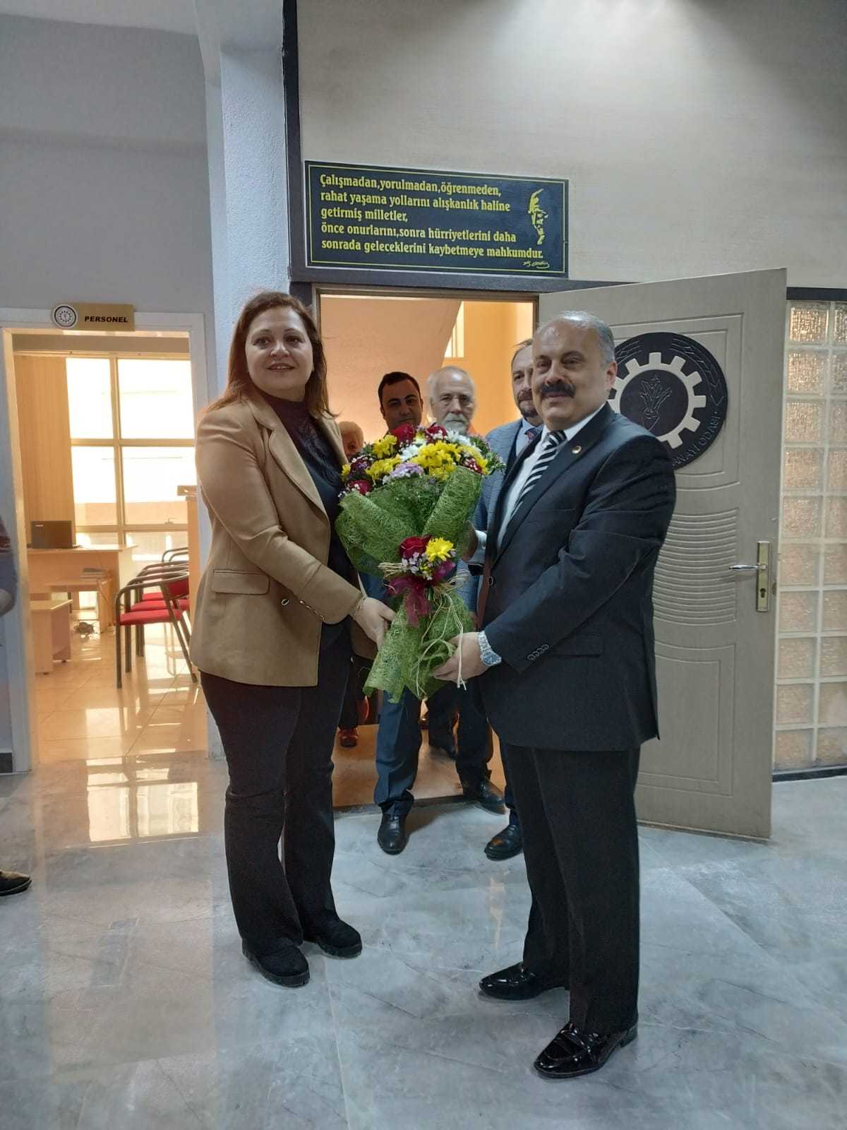 CHP MİLLETVEKİLİ BURCU KÖKSAL’DAN DİTSO’YA ZİYARET