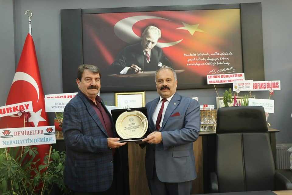 DİNAR BELEDİYESİ’NDEN DİTSO’YA HAYIRLI OLSUN ZİYARETİ