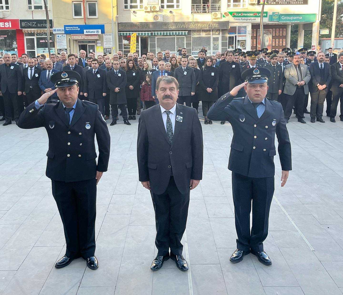 DİTSO 10 KASIM ATATÜRK’Ü ANMA PROGRAMI ÇELENK SUNMA TÖRENİNE KATILDI